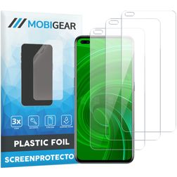 Mobigear Realme X50 Protection d'écran Film - Compatible coque (Lot de 3)