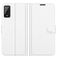 Mobigear Classic Wiko Power U20 Étui Portefeuille - Blanc
