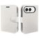 Mobigear Classic Housse iPhone Duo Etui Porte-Monnaie - Blanc