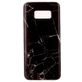 Mobigear Marble Coque Samsung Galaxy S8 Plus Coque arrière en TPU Souple - Noir