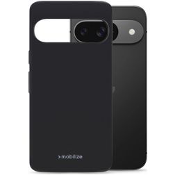 Mobilize Rubber Gelly Google Pixel 9 TPU souple Coque arrière - Noir