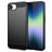 Mobigear Brushed Slim iPhone 17e TPU souple Coque arrière - Noir