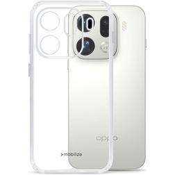 Mobilize Gelly Case Coque Transparente OPPO Find X9 Pro Coque arrière en TPU Souple - Transparent