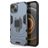 Mobigear Armor Ring Coque iPhone 13 Coque arrière Rigide Anti-Chocs avec Anneau-Support - Bleu
