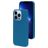 Mobiparts Coque iPhone 13 Pro Coque arrière en Silicone - Blueberry Blue