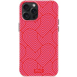 MIO Coque iPhone 15 Pro Max MagSafe Coque arrière Rigide - Wild Hearts