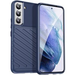 Mobigear Groove Coque Samsung Galaxy S23 Coque arrière en TPU Souple - Bleu