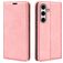 Mobigear Retro Slim Housse Samsung Galaxy S24 FE Etui Porte-Monnaie - Rose