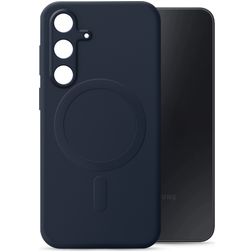 My Style Protective Flex Coque Samsung Galaxy S25 FE MagSafe Coque arrière en TPU Souple - Midnight Blue