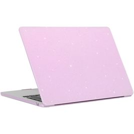 Mobigear Sparkling Cream MacBook Pro 13 Pouces (2016-2023) Coque - Violet - Model A1706 / A1708 / A1989 / A2159 / A2289 / A2251 / A2338