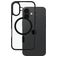 CARE by PanzerGlass Urban Combat iPhone 16 MagSafe Plastique rigide Coque arrière - Transparent / Noir