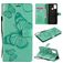 Mobigear Butterfly OPPO A53 Étui Portefeuille - Turquoise