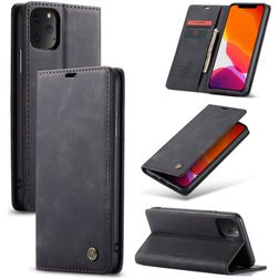 Caseme 013 Housse iPhone 11 Pro Etui Porte-Monnaie - Noir
