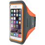 Mobiparts Comfort Fit Brassard Téléphone iPhone SE (2022) Brassard Coque de Sport en Neoprène - Neon Orange