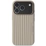 Nudient Bold Coque iPhone 17 Pro MagSafe Coque arrière Rigide - Linen Beige
