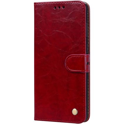 Mobigear Wallet Housse Samsung Galaxy A9 (2018) Etui Porte-Monnaie - Rouge