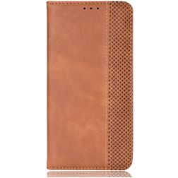 Mobigear Sensation Housse HTC U23 Pro Etui Porte-Monnaie - Cognac