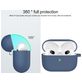 Mobigear Classic Coque Apple AirPods 3 Coque en Silicone Souple - Bleu