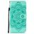 Mobigear Mandala Housse Motorola Moto E6s (2020) Etui Porte-Monnaie - Turquoise
