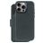 Decoded Detachable Wallet Housse iPhone 16 Pro Max MagSafe Etui avec Coque Détachable en Cuir Véritable Porte-Monnaie - Bleu Marin