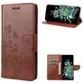 Mobigear Butterfly Housse OnePlus 10T Etui Porte-Monnaie - Marron