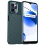 Mobigear Groove Coque Realme C35 Coque arrière en TPU Souple - Vert