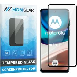 Mobigear Premium Motorola Moto G42 Verre trempé Protection d'écran - Compatible Coque - Noir