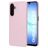 Mobiparts Slim Line Samsung Galaxy A17 MagSafe Plastique rigide Coque arrière - Blush Pink