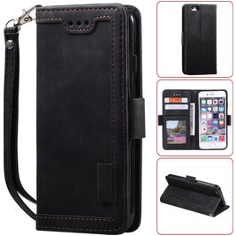 Mobigear Two Tone Housse iPhone 8 Etui Porte-Monnaie - Noir