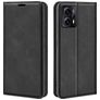 Mobigear Retro Slim Housse Motorola Moto E13 Etui Porte-Monnaie - Noir