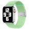 Mobigear Braided Bracelet Nylon Apple Watch Fermeture à pince - 49/46/45/44 mm - Citron vert