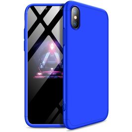 Mobigear TriGuard Coque iPhone XS Max Coque arrière Rigide - Bleu Mobigear TriGuard Coque iPhone XS Max Coque arrière Rigide - Bleu