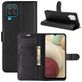 Mobigear Classic Housse Samsung Galaxy A12 Etui Porte-Monnaie - Noir