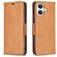 Mobigear Excellent iPhone 17 Étui Portefeuille - Cognac