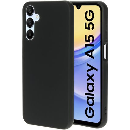 Mobiparts Samsung Galaxy A15 Silicone Coque arrière - Noir