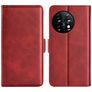 Mobigear Slim Magnet Housse OnePlus 11 Etui Porte-Monnaie - Rouge