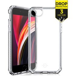 ITSkins SpectrumClear Coque Transparente iPhone 8 Coque arrière en TPU Souple Anti-Chocs - Transparent
