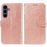 Mobigear Butterfly Housse Samsung Galaxy S26 FE Etui Porte-Monnaie - Rose doré