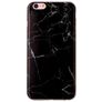 Mobigear Marble Coque iPhone 6s Coque arrière en TPU Souple - Noir