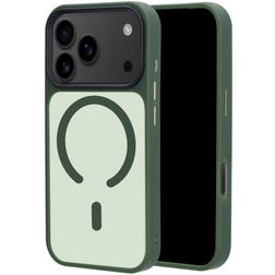 Mobiparts Hardcover Coque iPhone 18 Pro MagSafe Coque arrière Rigide - Satin Green
