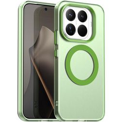 Mobigear Shockproof Coque Xiaomi 15T Pro MagSafe Coque arrière Rigide - Vert