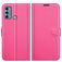 Mobigear Classic Housse Motorola Moto G60 Etui Porte-Monnaie - Magenta
