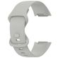 Mobigear Sport Dual Bracelet Silicone Fitbit Charge 5 Fermeture à clou et passant - Gris