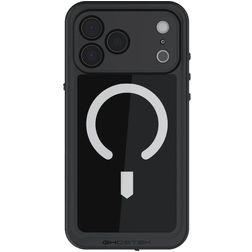 Ghostek Nautical Slim Coque iPhone 17 Pro Max MagSafe Coque arrière Imperméable Rigide Anti-Chocs - Noir