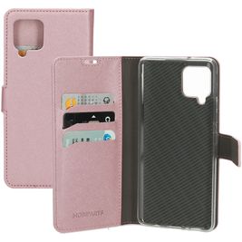 Mobiparts Saffiano Wallet Housse Samsung Galaxy A42 Etui Porte-Monnaie - Rose