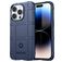 Mobigear Rugged Shield Coque iPhone 15 Pro Max Coque arrière en TPU Souple Anti-Chocs - Bleu
