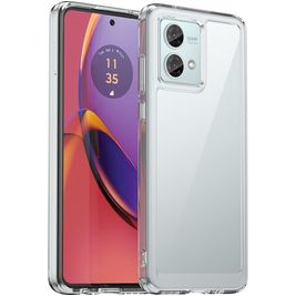 Mobigear Crystal Coque Transparente Motorola Moto G84 Coque arrière Rigide - Transparent