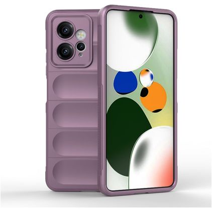 Mobigear Bumpy Coque Xiaomi Redmi Note 12 Coque arrière en TPU Souple - Violet