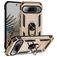Mobigear Armor Ring Coque Google Pixel 9 Pro XL Coque arrière Rigide Anti-Chocs avec Anneau-Support - Or