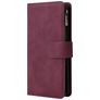 Mobigear Zipper Housse Samsung Galaxy A51 Etui Porte-Monnaie - Rouge